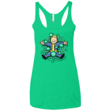 T-Shirts Envy / X-Small Nuclear Beauty Women's Triblend Racerback Tank