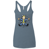 T-Shirts Indigo / X-Small Nuclear Beauty Women's Triblend Racerback Tank