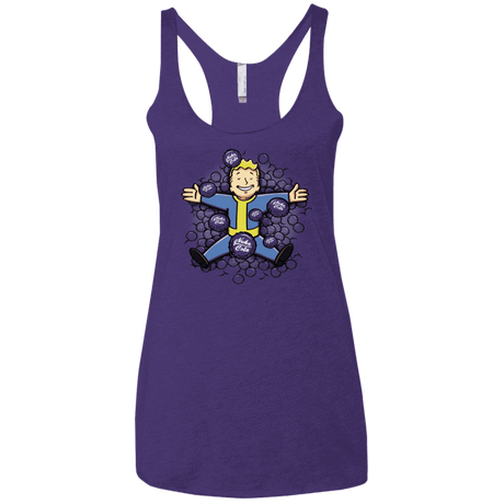 T-Shirts Purple Rush / X-Small Nuclear Beauty Women's Triblend Racerback Tank