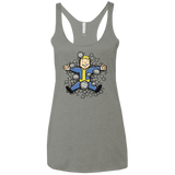 T-Shirts Venetian Grey / X-Small Nuclear Beauty Women's Triblend Racerback Tank
