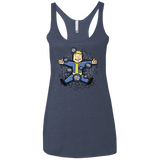 T-Shirts Vintage Navy / X-Small Nuclear Beauty Women's Triblend Racerback Tank