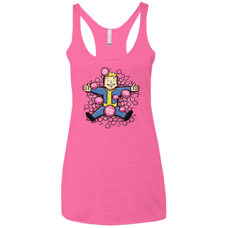 T-Shirts Vintage Pink / X-Small Nuclear Beauty Women's Triblend Racerback Tank