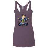 T-Shirts Vintage Purple / X-Small Nuclear Beauty Women's Triblend Racerback Tank