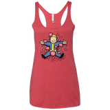T-Shirts Vintage Red / X-Small Nuclear Beauty Women's Triblend Racerback Tank