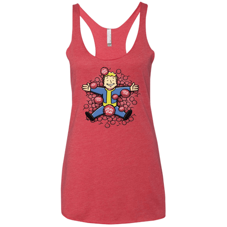 T-Shirts Vintage Red / X-Small Nuclear Beauty Women's Triblend Racerback Tank