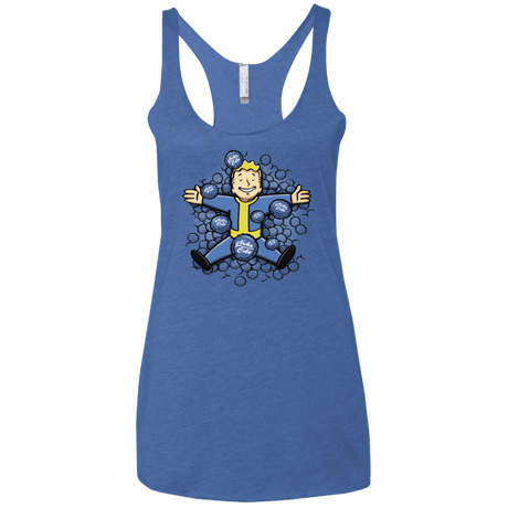 T-Shirts Vintage Royal / X-Small Nuclear Beauty Women's Triblend Racerback Tank