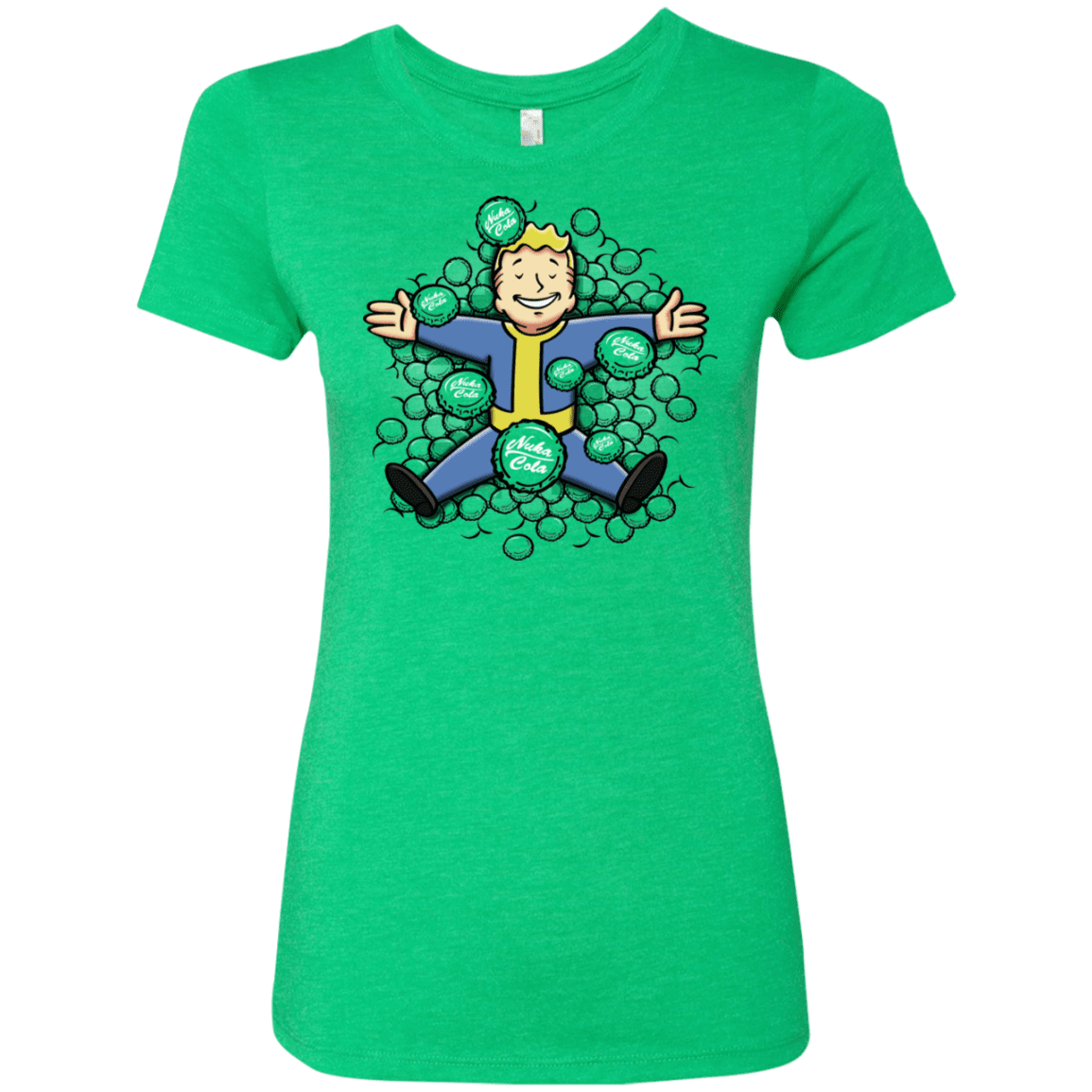 T-Shirts Envy / S Nuclear Beauty Women's Triblend T-Shirt