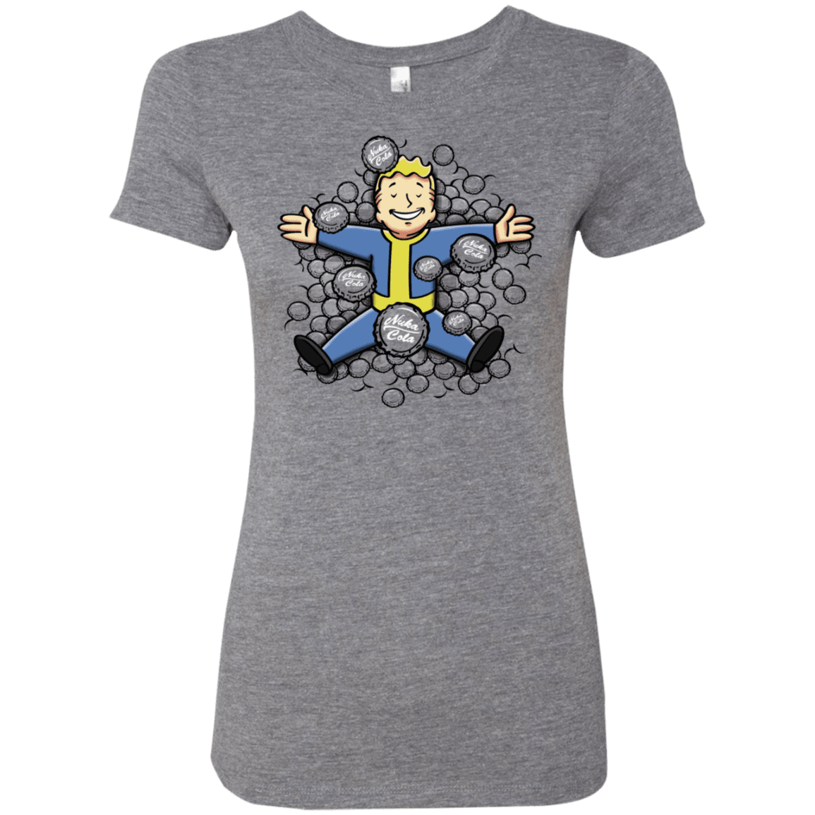 T-Shirts Premium Heather / S Nuclear Beauty Women's Triblend T-Shirt