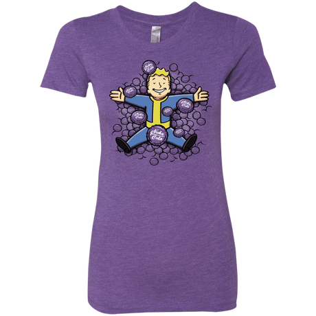 T-Shirts Purple Rush / S Nuclear Beauty Women's Triblend T-Shirt