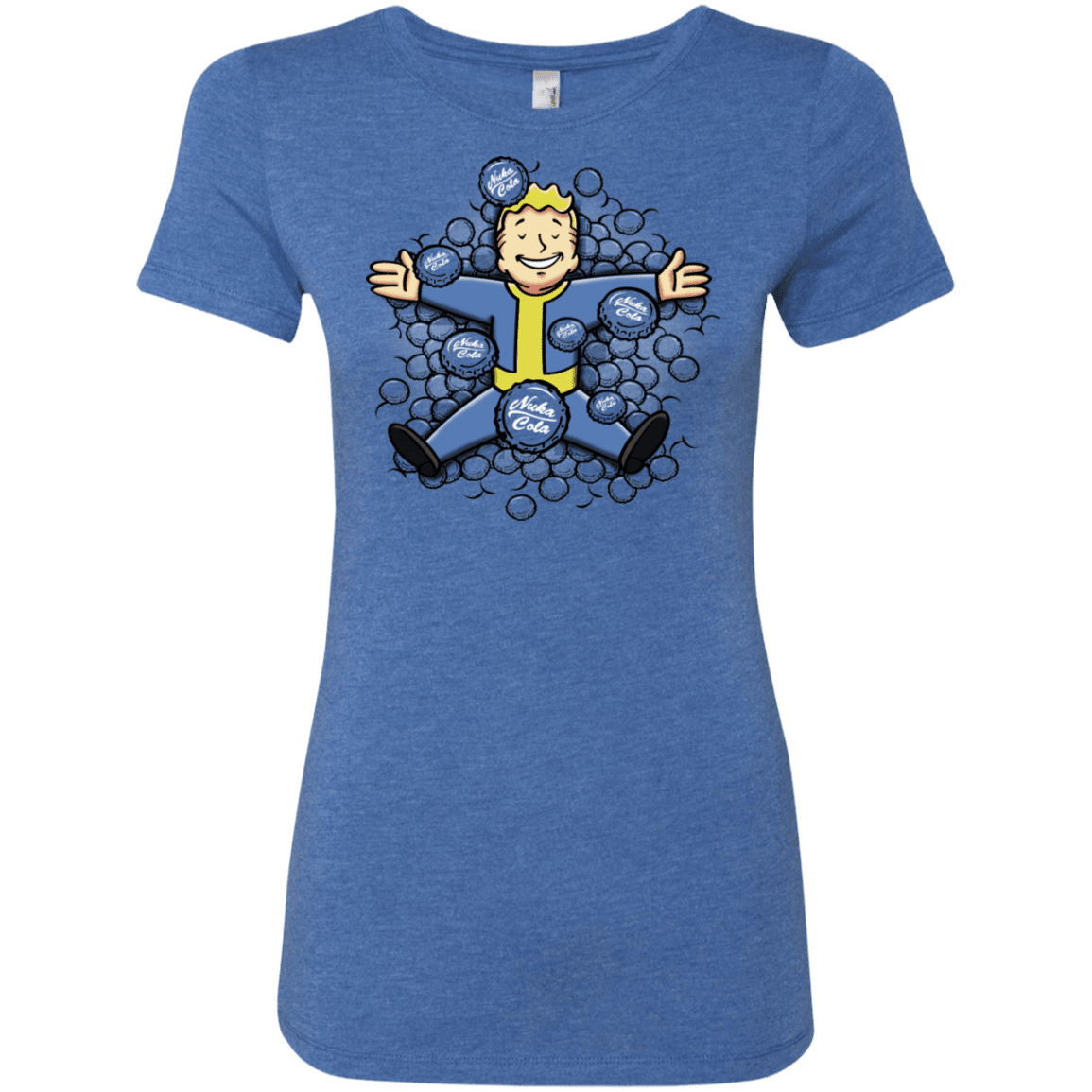 T-Shirts Vintage Royal / S Nuclear Beauty Women's Triblend T-Shirt
