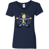 T-Shirts Navy / S Nuclear Beauty Women's V-Neck T-Shirt