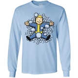 T-Shirts Light Blue / YS Nuclear Beauty Youth Long Sleeve T-Shirt