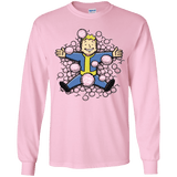 T-Shirts Light Pink / YS Nuclear Beauty Youth Long Sleeve T-Shirt