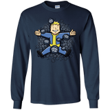 T-Shirts Navy / YS Nuclear Beauty Youth Long Sleeve T-Shirt