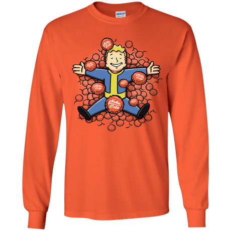 T-Shirts Orange / YS Nuclear Beauty Youth Long Sleeve T-Shirt