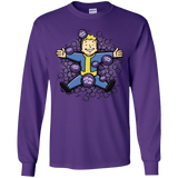 T-Shirts Purple / YS Nuclear Beauty Youth Long Sleeve T-Shirt