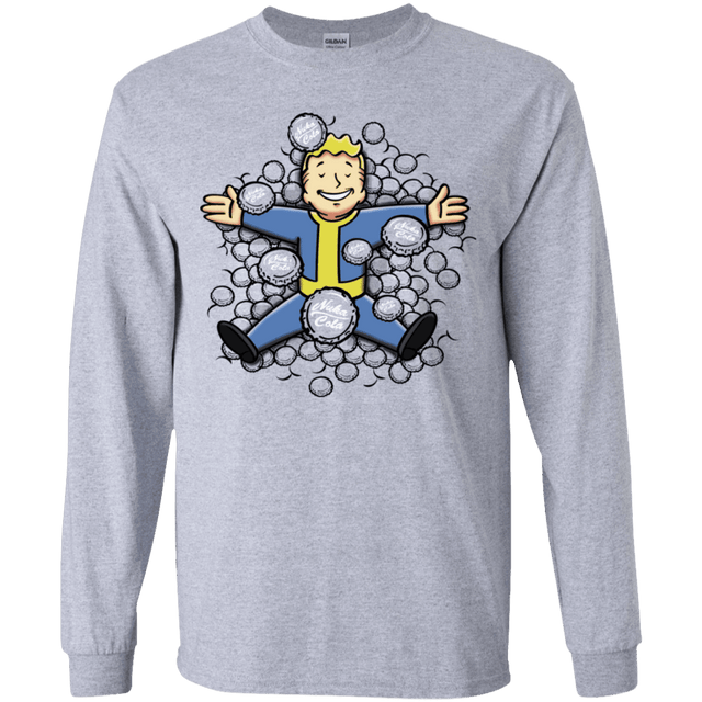 T-Shirts Sport Grey / YS Nuclear Beauty Youth Long Sleeve T-Shirt