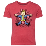 T-Shirts Vintage Red / YXS Nuclear Beauty Youth Triblend T-Shirt
