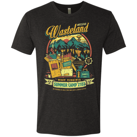 T-Shirts Vintage Black / S Nuclear Summer Camp Men's Triblend T-Shirt