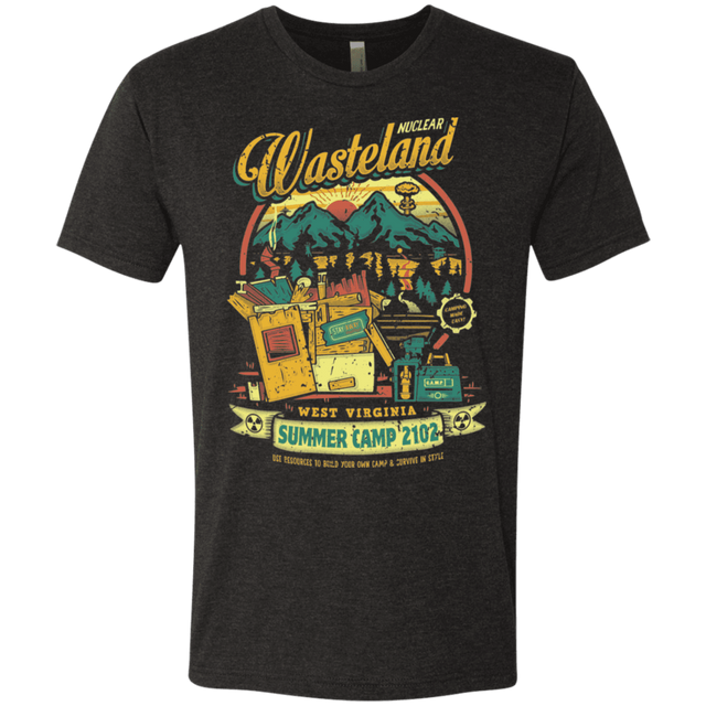 T-Shirts Vintage Black / S Nuclear Summer Camp Men's Triblend T-Shirt