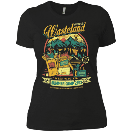 T-Shirts Black / X-Small Nuclear Summer Camp Women's Premium T-Shirt