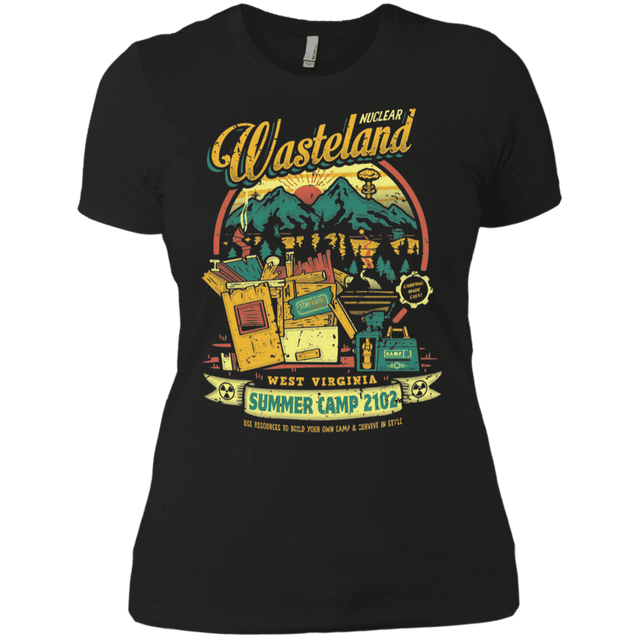 T-Shirts Black / X-Small Nuclear Summer Camp Women's Premium T-Shirt