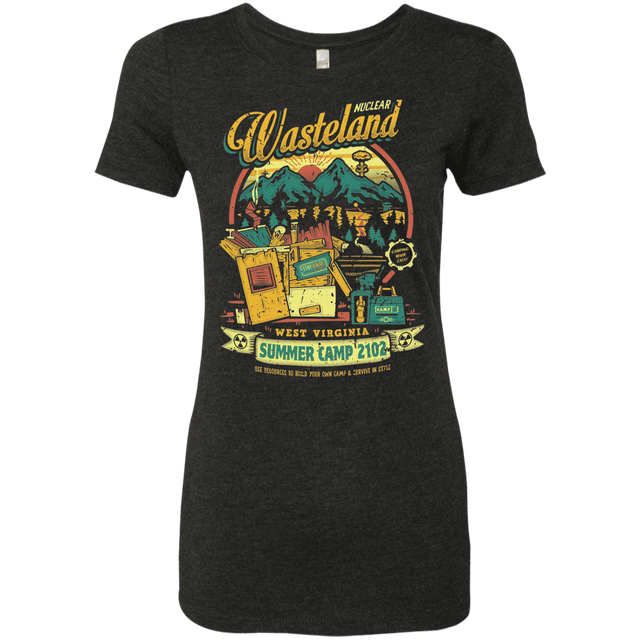 T-Shirts Vintage Black / S Nuclear Summer Camp Women's Triblend T-Shirt
