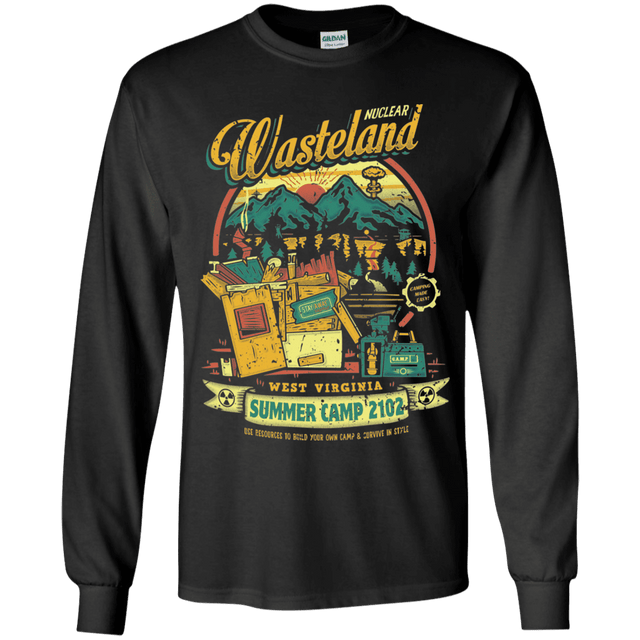 T-Shirts Black / YS Nuclear Summer Camp Youth Long Sleeve T-Shirt
