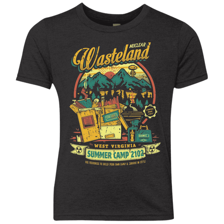 T-Shirts Vintage Black / YXS Nuclear Summer Camp Youth Triblend T-Shirt