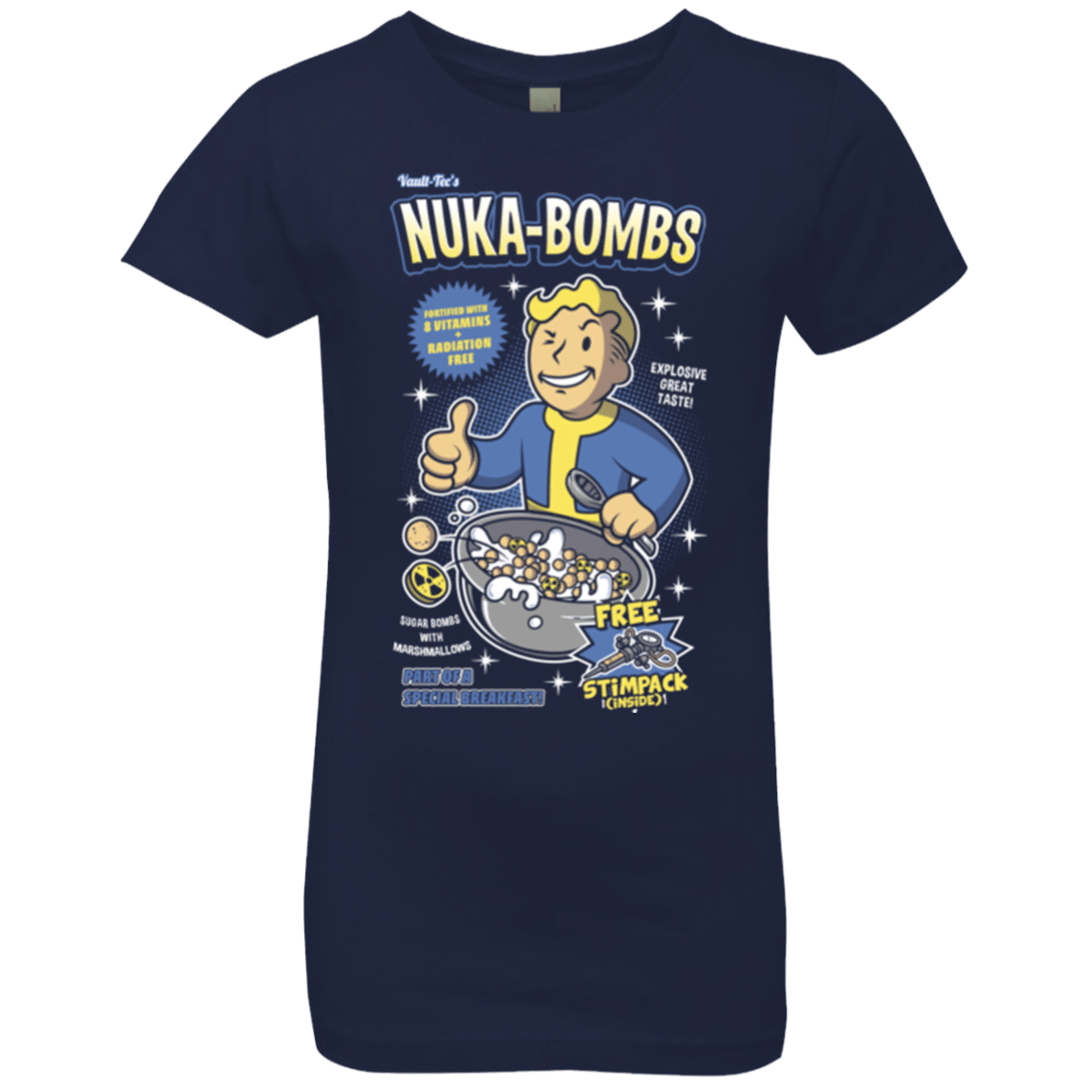 T-Shirts Midnight Navy / YXS Nuka Bombs Girls Premium T-Shirt