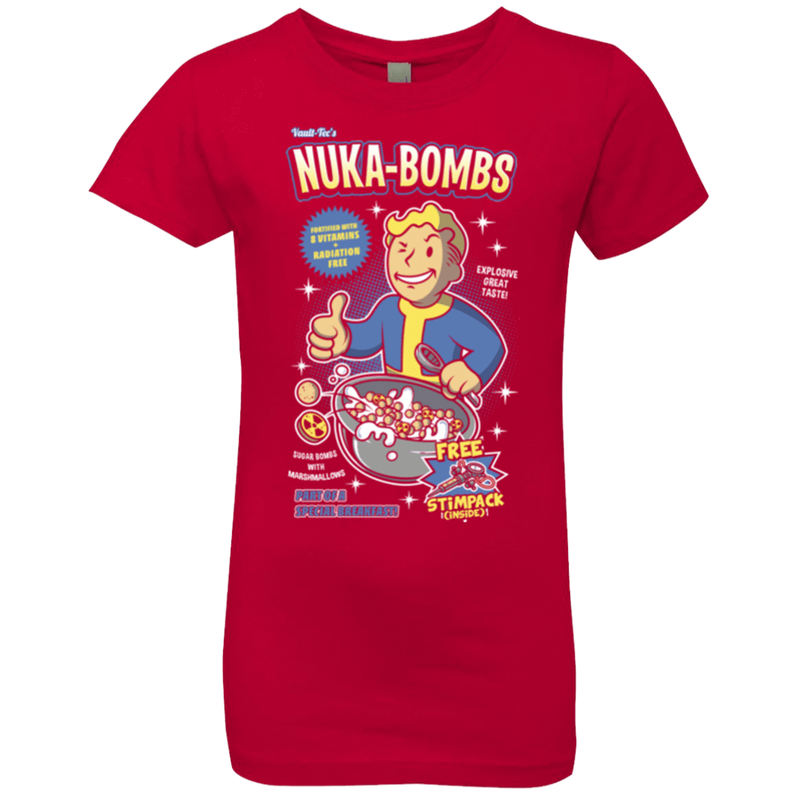 T-Shirts Red / YXS Nuka Bombs Girls Premium T-Shirt