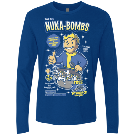 T-Shirts Royal / Small Nuka Bombs Men's Premium Long Sleeve