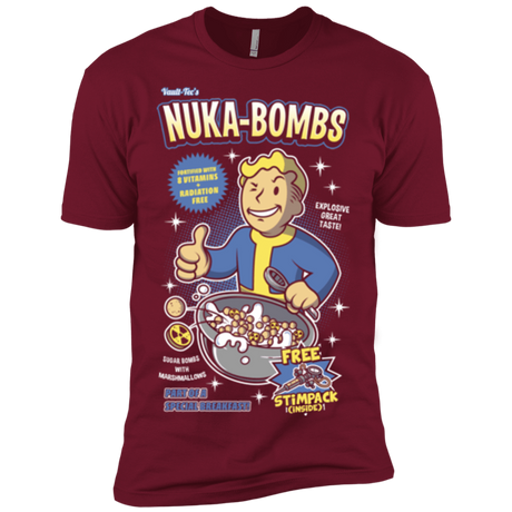 T-Shirts Cardinal / X-Small Nuka Bombs Men's Premium T-Shirt