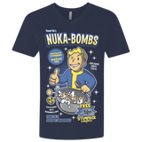 T-Shirts Midnight Navy / X-Small Nuka Bombs Men's Premium V-Neck