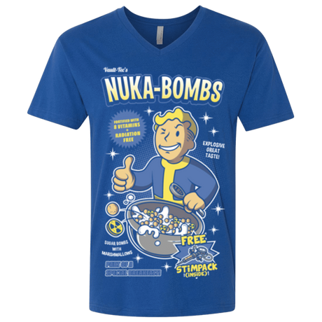 T-Shirts Royal / X-Small Nuka Bombs Men's Premium V-Neck