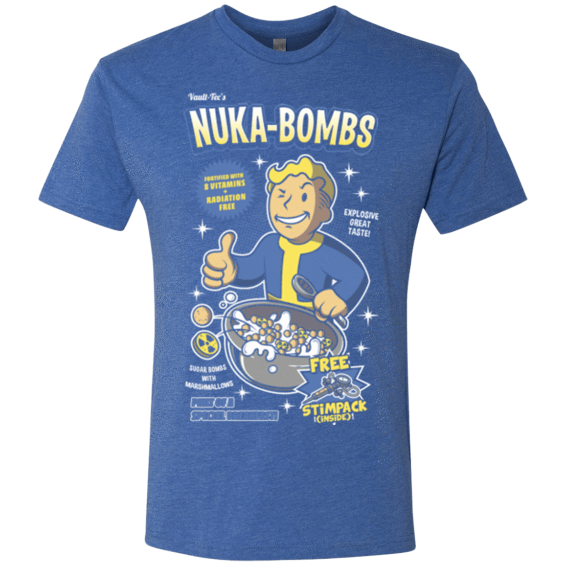 T-Shirts Vintage Royal / Small Nuka Bombs Men's Triblend T-Shirt
