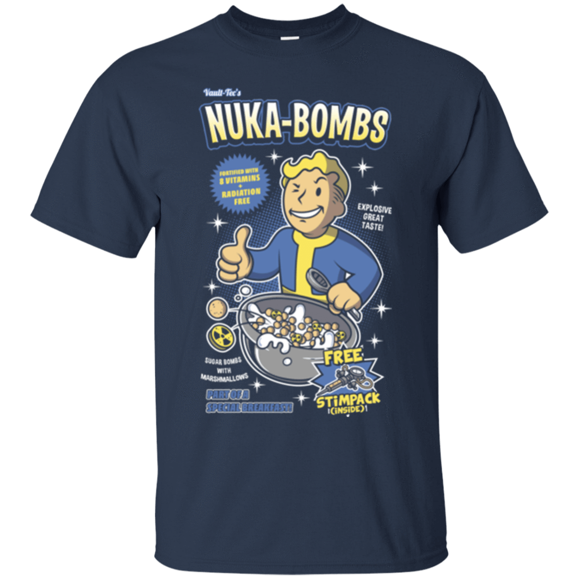 T-Shirts Navy / Small Nuka Bombs T-Shirt