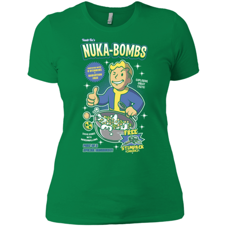T-Shirts Kelly Green / X-Small Nuka Bombs Women's Premium T-Shirt
