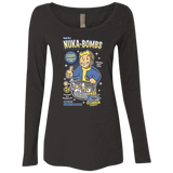T-Shirts Vintage Black / Small Nuka Bombs Women's Triblend Long Sleeve Shirt