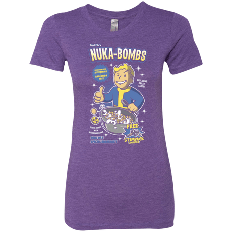 T-Shirts Purple Rush / Small Nuka Bombs Women's Triblend T-Shirt