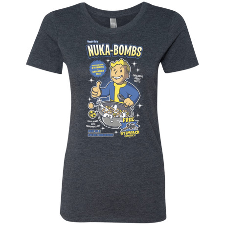 T-Shirts Vintage Navy / Small Nuka Bombs Women's Triblend T-Shirt