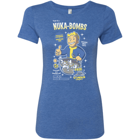 T-Shirts Vintage Royal / Small Nuka Bombs Women's Triblend T-Shirt