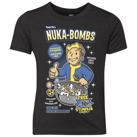 T-Shirts Vintage Black / YXS Nuka Bombs Youth Triblend T-Shirt