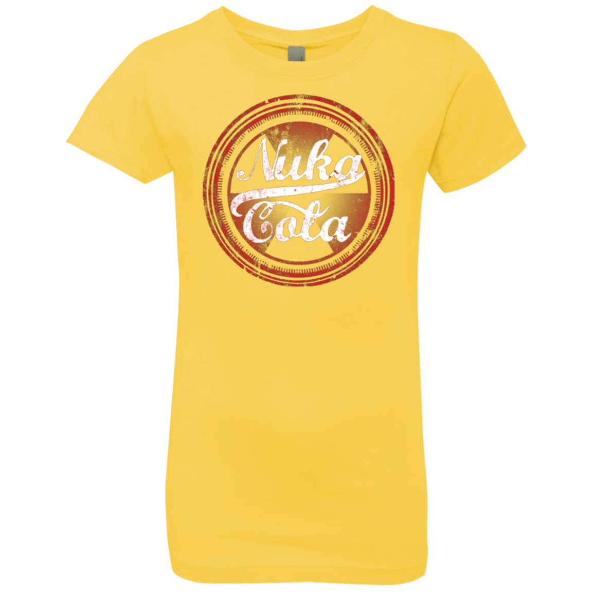 T-Shirts Vibrant Yellow / YXS Nuka Cola Girls Premium T-Shirt