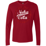 T-Shirts Cardinal / Small Nuka Cola Men's Premium Long Sleeve