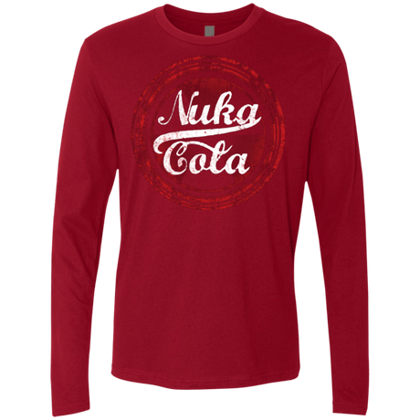 T-Shirts Cardinal / Small Nuka Cola Men's Premium Long Sleeve