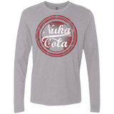T-Shirts Heather Grey / Small Nuka Cola Men's Premium Long Sleeve