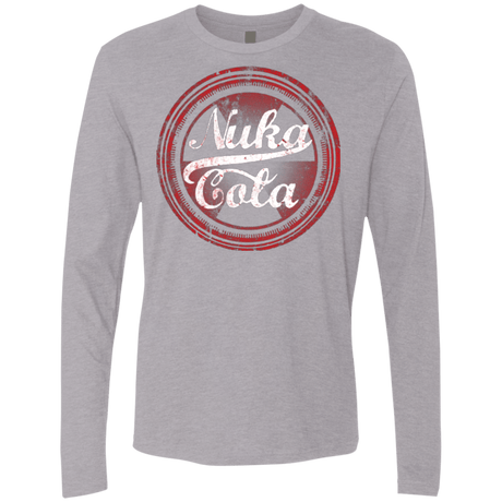 T-Shirts Heather Grey / Small Nuka Cola Men's Premium Long Sleeve