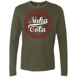 T-Shirts Military Green / Small Nuka Cola Men's Premium Long Sleeve