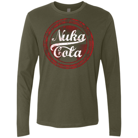T-Shirts Military Green / Small Nuka Cola Men's Premium Long Sleeve